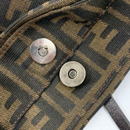 FENDI フェンディ ズッカ トートバッグ ショッピングバッグ  305 8BH040028 ブラウン 現状渡し 