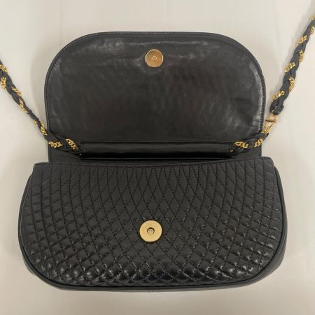 BALLY バリ レディース ショルダーバッグ キルティング チェーンショルダー ブラック