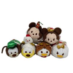 Disney ディズニー ツムツム 2015年 クリスマス 7体セット Aランク