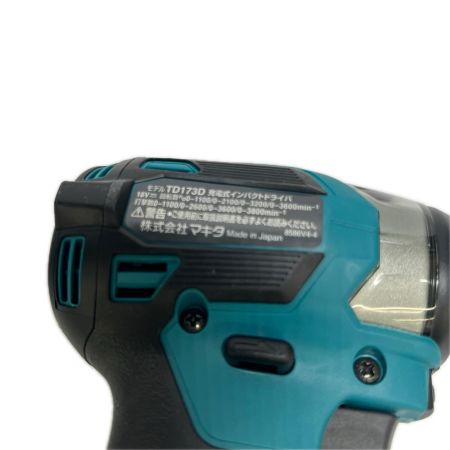 MAKITA マキタ 充電式インパクトドライバ 18V 6Ah バッテリ2本・充電器 ケース付  TD173DRGX 未使用品
