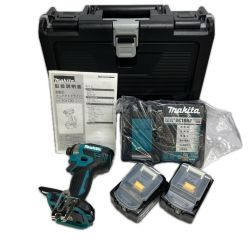 MAKITA マキタ 充電式インパクトドライバ 18V 6Ah バッテリ2本・充電器 ケース付  TD173DRGX 未使用品 Sランク