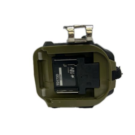 MAKITA マキタ 充電式インパクトドライバ 18V 6Ah バッテリ2本・充電器 ケース付 TD173DRGXO オリーブ 程度A