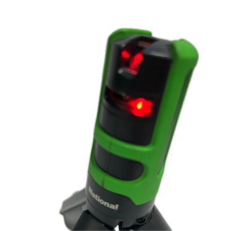National ナショナル レーザーマーカー 墨出し名人 赤レーザー ケース付き BTL1100G 程度Ｂ