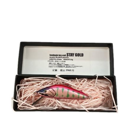 STAY GOLD ステイゴールド 椿桜山女魚銀 ブラックフラッグ ルアー ミノー BLAKFLAG 45S 未使用品