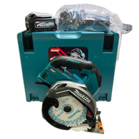 MAKITA マキタ 充電式マルノコ 40Vmax青 刃径165mm 切込66mm 2.5Ahバッテリ 充電器 ケース付 HS001GRDX グリーン 未使用品