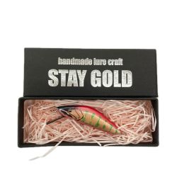 STAY GOLD ステイゴールド 椿桜山女 金 ブラックフラッグ ルアー ミノー BLAKFLAG 45S 未使用品 Sランク