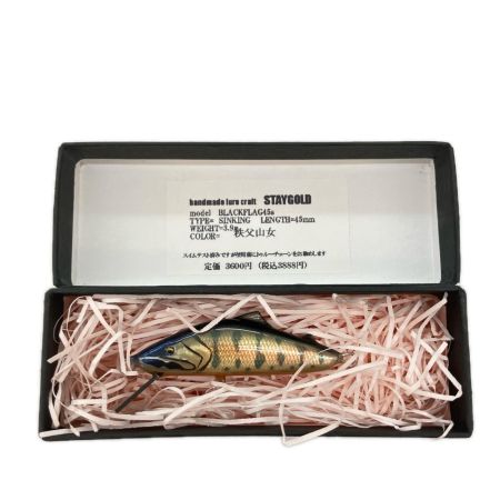 STAY GOLD ステイゴールド 秩父山女 ブラックフラッグ ルアー ミノー BLAKFLAG 45S 未使用品
