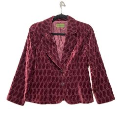 Roberta di Camerino ロベルタディカメリーノ レディース  テーラードジャケット size38 ボルドー Aランク