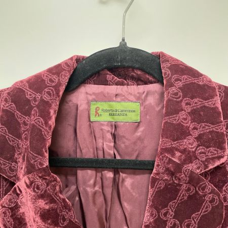 Roberta di Camerino ロベルタディカメリーノ レディース  テーラードジャケット size38 ボルドー