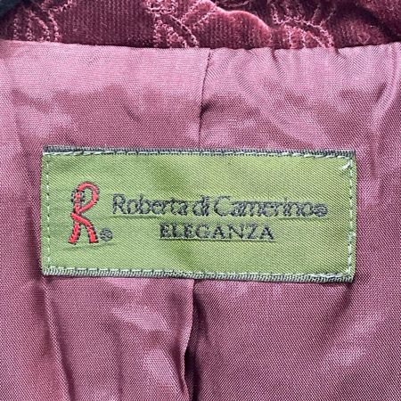 Roberta di Camerino ロベルタディカメリーノ レディース  テーラードジャケット size38 ボルドー