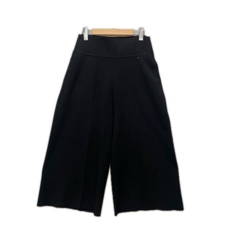 LEONARD レオナール レディース ワイドパンツ size5 0333052 ブラック