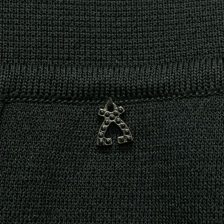 LEONARD レオナール レディース ワイドパンツ size5 0333052 ブラック