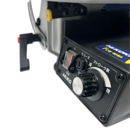 HiKOKI ハイコーキ 卓上糸のこ盤 フトコロ寸法406mm LED作業ライト付 木材50mm切断可  FCW40SA ブルー 程度B