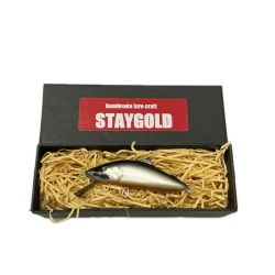 STAY GOLD ステイゴールド 黒銀ヤマメOB ブラックフラッグ ルアー ミノー BLAKFLAG 45S 未使用品 Sランク