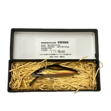 STAY GOLD ステイゴールド ウグイ 婚姻 ステイゴールド ブラックフラッグ ルアー ミノー BLAKFLAG 45S 未使用品