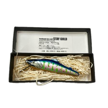 STAY GOLD ステイゴールド ブルーアマゴOB ブラックフラッグ BLAKFLAG 60S ルアー ミノー 未使用品