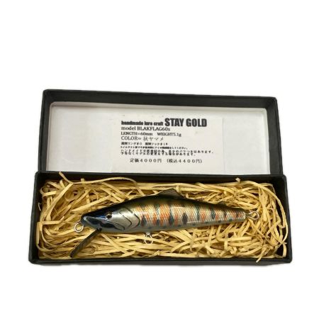 STAY GOLD ステイゴールド 秋ヤマメ ブラックフラッグ ルアー ミノー BLAKFLAG 60S 未使用品