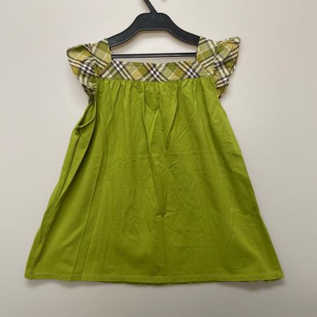 BURBERRY バーバリー キッズ 2Pセット チェック切り替え トップス size160A