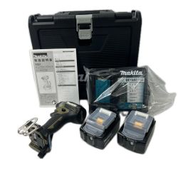MAKITA マキタ 充電式インパクトドライバ 18V 6Ah バッテリ2本・充電器 ケース付  TD173DRGXO オリーブ 未使用品 Sランク