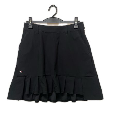 TOMMY HILFIGER トミーヒルフィガー ゴルフウェア スカート フレアタック ナイロンスカート SIZE L THLA341 ブラック