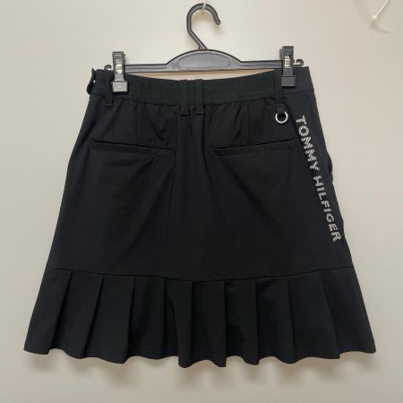 TOMMY HILFIGER トミーヒルフィガー ゴルフウェア スカート フレアタック ナイロンスカート SIZE L THLA341 ブラック