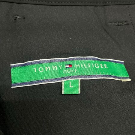 TOMMY HILFIGER トミーヒルフィガー ゴルフウェア スカート フレアタック ナイロンスカート SIZE L THLA341 ブラック