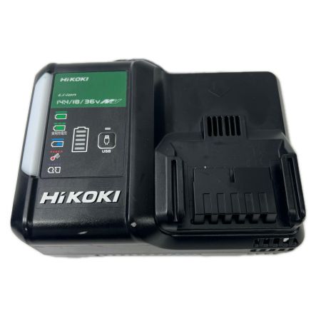 HiKOKI ハイコーキ 36V 充電式 集じん丸のこ 刃径100～125mm C3605DYB Bluetooth付バッテリー2個・充電器 ケース 付 C3605DYB グリーン×ブラック 程度Ｂ