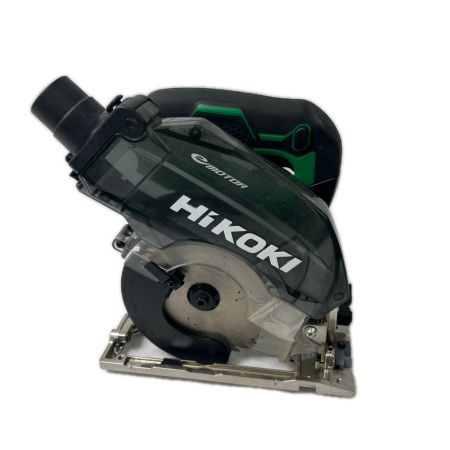 HiKOKI ハイコーキ 36V 充電式 集じん丸のこ 刃径100～125mm C3605DYB Bluetooth付バッテリー2個・充電器 ケース 付 C3605DYB グリーン×ブラック 程度Ｂ