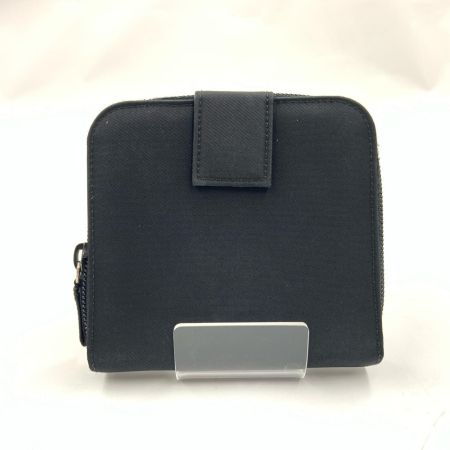 PRADA プラダ ナイロン ラウンドファスナー 二つ折り財布 ブラック 現状渡し