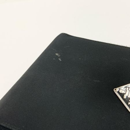 PRADA プラダ ナイロン ラウンドファスナー 二つ折り財布 ブラック 現状渡し