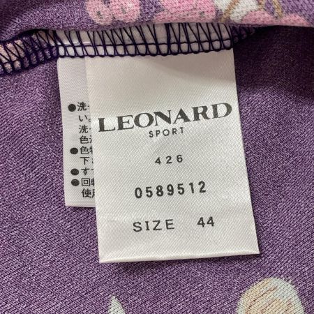 LEONARD レオナール レオナールスポーツ レディース ワンピース 花柄 size44 バイオレット