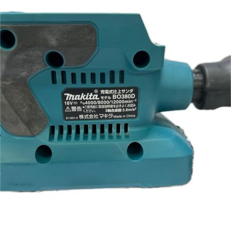 MAKITA マキタ 充電式ベルトサンダ 18V バッテリ・充電器別売 BO380D グリーン 程度Ｂ