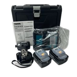 MAKITA マキタ 充電式インパクトドライバ 18V 6Ah バッテリ2本・充電器 ケース付  TD173DRGXB ブラック 未使用品 Sランク
