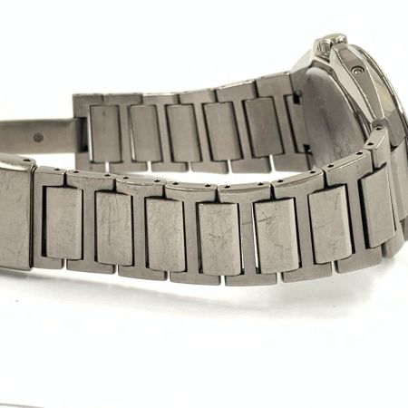 CITIZEN シチズン アテッサ エコドライブ チタン ソーラー電波 腕時計 H128-R006860 シルバー x ネイビー 現状渡し 