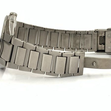CITIZEN シチズン アテッサ エコドライブ チタン ソーラー電波 腕時計 H128-R006860 シルバー x ネイビー 現状渡し 