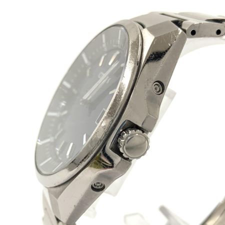 CITIZEN シチズン アテッサ エコドライブ チタン ソーラー電波 腕時計 H128-R006860 シルバー x ネイビー 現状渡し 