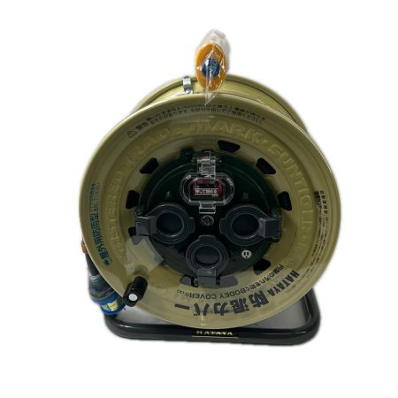 HATAYA 屋外仕様コードリール 単相100V 30m BX-301K カーキ 未使用品