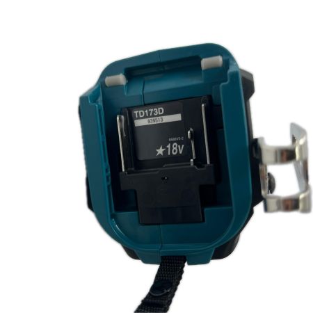 MAKITA マキタ 充電式インパクトドライバ 18V 6Ah バッテリ2本・充電器 ケース付 TD173DRGX ブルー 程度A