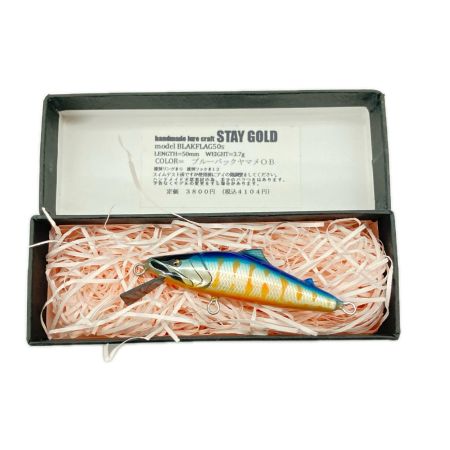 STAY GOLD ステイゴールド  ブルーバッグヤマメOB ブラックフラッグ BLAKFLAG 50S ルアー ミノー 未使用品