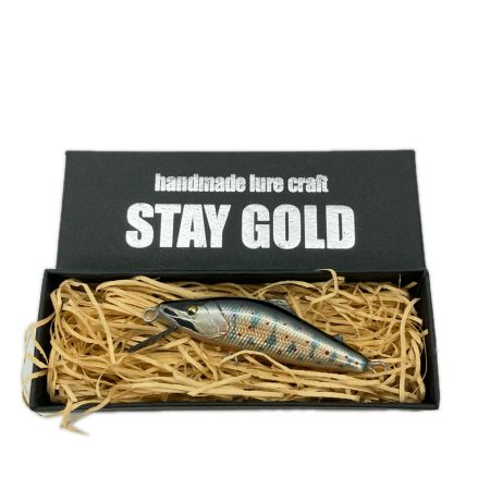 STAY GOLD ステイゴールド 黒銀アマゴOB ブラックフラッグ BLAKFLAG 50S ルアー ミノー 未使用品
