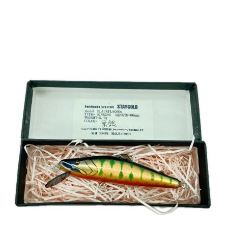 STAY GOLD ステイゴールド ヤマメOB ブラックフラッグ 箱名称相違 BLAKFLAG 60S ルアー ミノー 未使用品