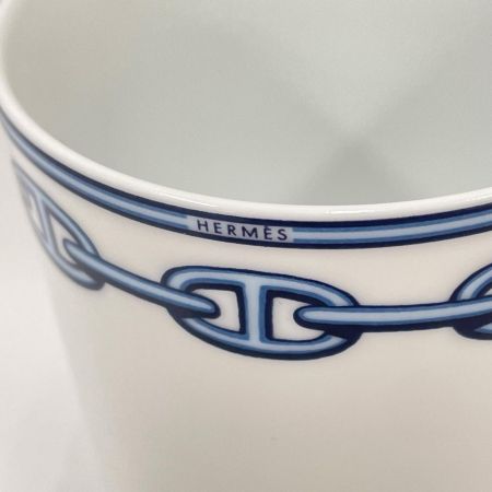 HERMES エルメス 食器 マグカップ シェーヌダンクル オーシャンブルー