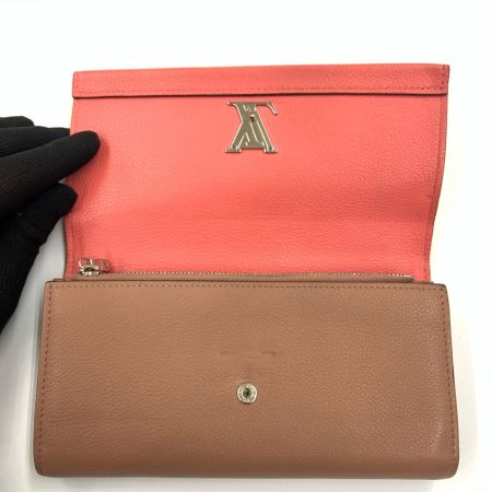 LOUIS VUITTON ルイヴィトン ポルトフォイユ・ロックミー2 長財布 M62364 ピンク×ピンクベージュ