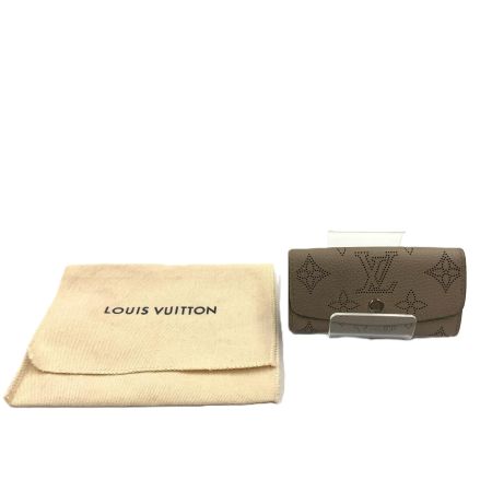 LOUIS VUITTON ルイヴィトン マヒナ ミュルティクレ4 キーケース M64055 ベージュ