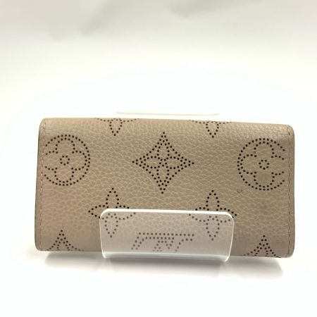 LOUIS VUITTON ルイヴィトン マヒナ ミュルティクレ4 キーケース M64055 ベージュ