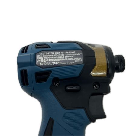MAKITA マキタ 充電式インパクトドライバ 18V 6Ah バッテリ2本・充電器 ケース付 プレミアムブルー 限定色  TD173DGXPB プレミアムブルー 未使用品