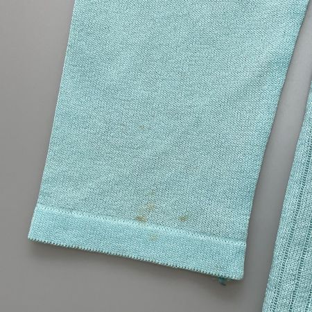 LEONARD レオナール LEONARD SPORT レディース 薄手 サマーニットカーディガン size42 スカイブルー