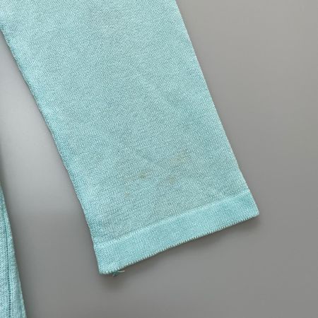 LEONARD レオナール LEONARD SPORT レディース 薄手 サマーニットカーディガン size42 スカイブルー