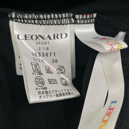 LEONARD レオナール レオナールスポーツ レディース パンツ size38 0533671 ブラック