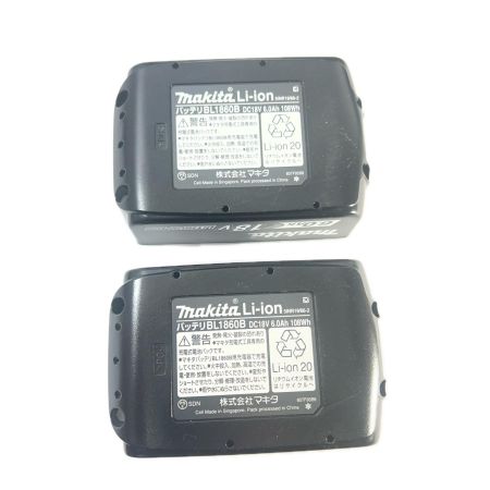 MAKITA マキタ 充電式インパクトドライバ 18V 6Ah バッテリ2本・充電器 ケース付 TD173DRGXB 程度A